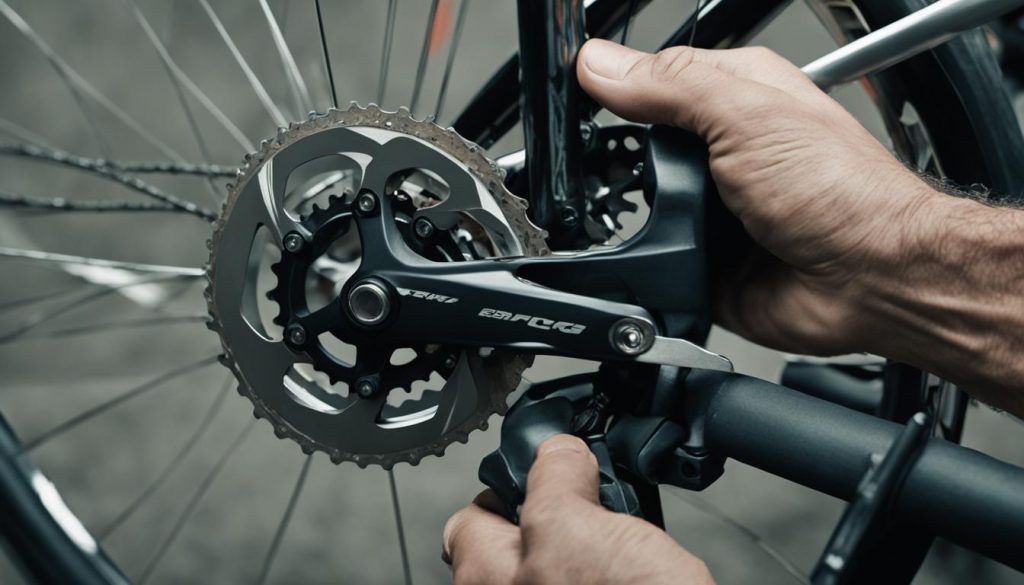 Adjusting bike brakes