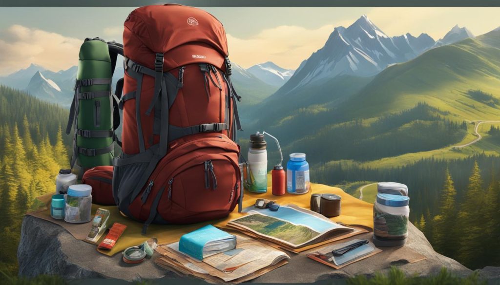 backpack organization for hiking